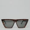 ACCESSORIES TOL Eyewear Trapezium Grande Sunglasses - Havana