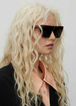 ACCESSORIES TOL Eyewear Trapezium Grande Sunglasses - Liquid Brown