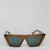 ACCESSORIES TOL Eyewear Trapezium Grande Sunglasses - Liquid Brown