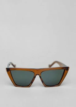 ACCESSORIES TOL Eyewear Trapezium Grande Sunglasses - Liquid Brown