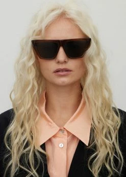 ACCESSORIES TOL Eyewear Trapezium Grande Sunglasses - Liquid Brown