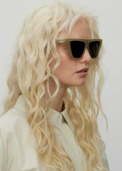 TOL Eyewear Trapezium Grande Sunglasses - Sage ACCESSORIES