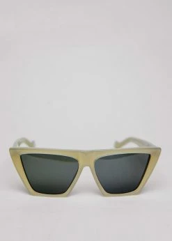 TOL Eyewear Trapezium Grande Sunglasses - Sage ACCESSORIES
