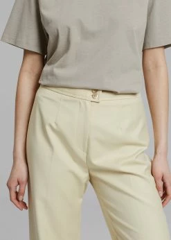The Frankie Shop Tolko Pants - Pale Yellow