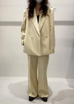 The Frankie Shop Tolko Pants - Pale Yellow