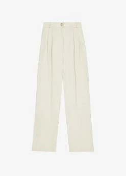 The Frankie Shop CLOTHING Tomo Pleated Pants - Beige
