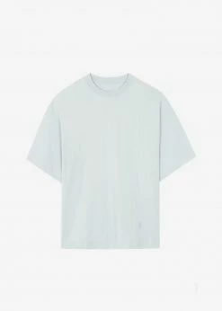 The Frankie Shop Tony Boxy T-Shirt - Light Grey Men