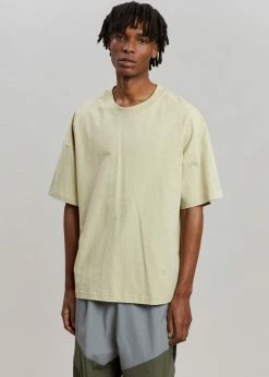 The Frankie Shop Men Tony Boxy T-Shirt - Mastic