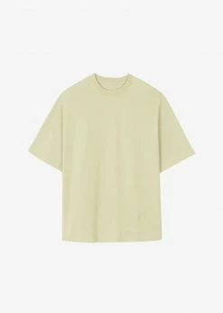 The Frankie Shop Men Tony Boxy T-Shirt - Mastic