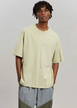 The Frankie Shop Men Tony Boxy T-Shirt - Mastic