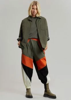 The Frankie Shop Tove Padded Shirt - Khaki CLOTHING