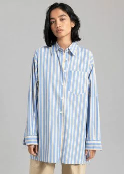 L'art Trin Stripe Shirt - Blue Combo CLOTHING
