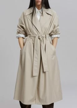 Plus Hong Tubi Trench Coat - Beige