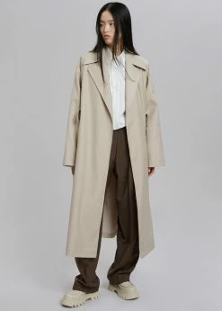 Plus Hong Tubi Trench Coat - Beige
