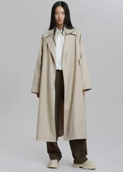 Plus Hong Tubi Trench Coat - Beige