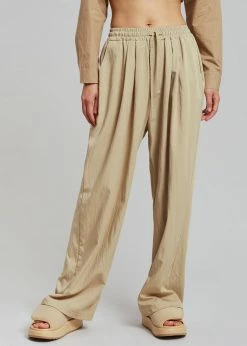 Havana Vala Wide Pants - Camel CLOTHING