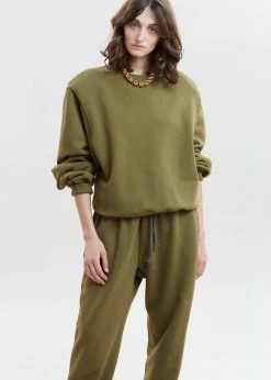 The Frankie Shop Vanessa Sweatpants - Martini Olive