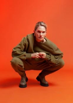 The Frankie Shop Vanessa Sweatpants - Martini Olive