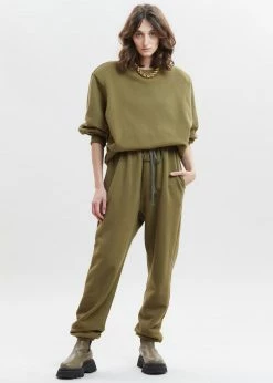 The Frankie Shop Vanessa Sweatpants - Martini Olive