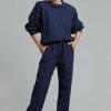 The Frankie Shop Vanessa Sweatpants - Navy CLOTHING