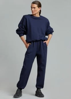 The Frankie Shop Vanessa Sweatpants - Navy CLOTHING