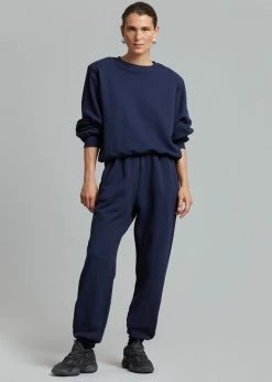 Best deal π― The Frankie Shop Vanessa Sweatpants - Navy CLOTHING 𧨠10 The Frankie Shop Vanessa Sweatpants - Navy CLOTHING