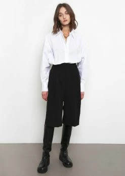 The Frankie Shop Lakely Oversized Button Down Shirt - White CLOTHING