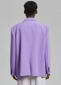 The Frankie Shop Winslow Blazer - Violet CLOTHING
