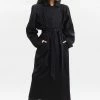 Paper Moon Marisol Box Shoulder Trench - Black CLOTHING