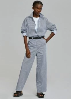 Inni Zakura Pants - Navy Stripe CLOTHING