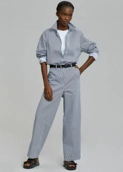 Inni CLOTHING Zakura Shirt - Navy Stripe