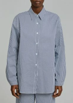 Inni CLOTHING Zakura Shirt - Navy Stripe