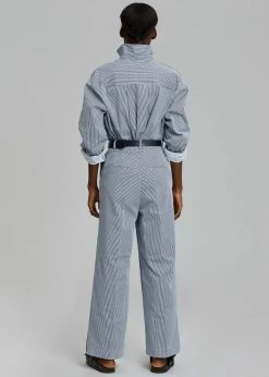 Inni CLOTHING Zakura Shirt - Navy Stripe