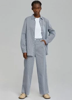 Inni CLOTHING Zakura Shirt - Navy Stripe