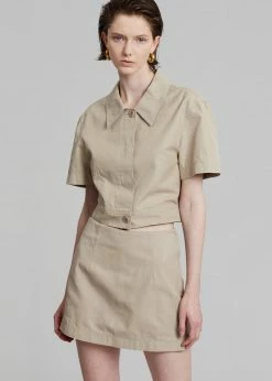 Blossom Zoey Mini Skort - Beige